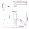 vidaXL Aire de jeux d'ext&eacute;rieur bois massif de douglas