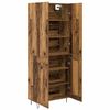 vidaXL Haut Armoire 2 pcs Bois ancien Bois d'ing&eacute;nierie
