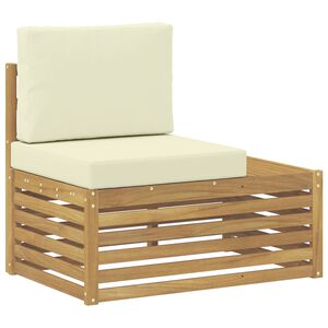 vidaXL Unit&eacute;s de sofa sectionnel d'ext&eacute;rieur Blanc et cr&egrave;me