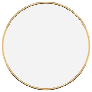 vidaXL Miroir mural Dor&eacute; &Oslash; 30 cm Rond