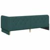 vidaXL Cadre de lit d'angle Vert fonc&eacute; 80 x 200 cm tissu