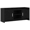vidaXL Meuble TV 102 x 33 x 47 cm Ch&ecirc;ne noir Bois d'ing&eacute;nierie