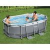 Bestway Piscine hors sol Power Steel Ovale 305x200x84 cm
