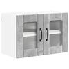 vidaXL Armoire de cuisine 2 pcs Gris b&eacute;ton 60 x 31 x 40 cm