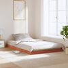 vidaXL Cadre de lit sans matelas cire marron 120x200cm bois pin massif