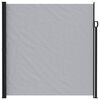vidaXL Store lat&eacute;ral r&eacute;tractable Gris 500 x 220 cm Polyester