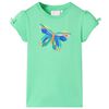 T-shirt pour enfants vert clair 92
