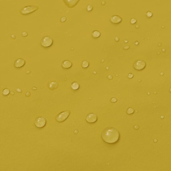 vidaXL Manteau de pluie long imperm&eacute;able r&eacute;sistant &agrave; capuche jaune XL