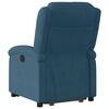 vidaXL Fauteuil inclinable bleu velours