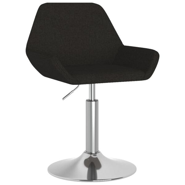 vidaXL Tabouret de bar Noir Tissu
