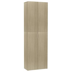 vidaXL Armoire de bureau Ch&ecirc;ne sonoma 60x32x190 cm Bois d'ing&eacute;nierie