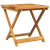 vidaXL Table pliable de jardin 50x50x50 cm bois d'acacia solide