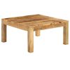 vidaXL Table basse 80x80x40 cm Bois de manguier massif
