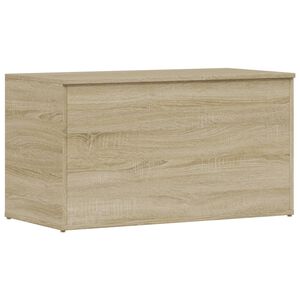 vidaXL Coffre de rangement Ch&ecirc;ne sonoma 84x42x46 cm Bois d'ing&eacute;nierie