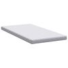 vidaXL Matelas Blanc 90 x 190 cm Tissu jacquard