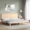 vidaXL Cadre de lit sans matelas 200x200 cm bois massif de pin