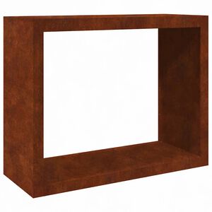 VidaXL &Eacute;tag&egrave;re &agrave; bois 100x40x80 cm acier r&eacute;sistant aux intemp&eacute;ries