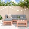 vidaXL Salon de jardin 5 pcs bois massif douglas