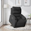 vidaXL Fauteuil inclinable &eacute;lectrique noir tissu