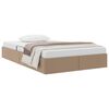 vidaXL Lit de Rangement avec matelas Cappuccino 120 x 200 cm Faux cuir