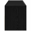 vidaXL Cabinet de chevet Ch&ecirc;ne noir 60 x 35 x 40 cm Bois d'ing&eacute;nierie