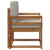 vidaXL Canap&eacute; d&rsquo;ext&eacute;rieur Bois d'acacia massif et polyester