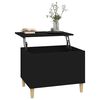 vidaXL Table basse Noir 60x44,5x45 cm Bois d'ingénierie
