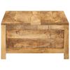 vidaXL Table basse 80x55x30 cm bois de manguier massif
