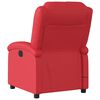 vidaXL Fauteuil de massage inclinable rouge similicuir