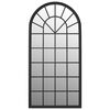 vidaXL Miroir Noir 90x45 cm Fer pour utilisation &agrave; l'int&eacute;rieur
