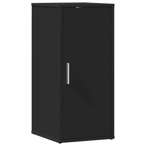 vidaXL Armoire &agrave; chaussures Noir 32x35x70 cm Bois d&rsquo;ing&eacute;nierie