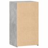 vidaXL Buffet gris b&eacute;ton 50x42,5x93 cm bois d'ing&eacute;nierie