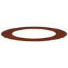 vidaXL adapt&eacute; pour anneau d'arbre plat Marron &Oslash;60 / 90 cm Acier patin&eacute;