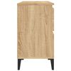 vidaXL Meuble d'&eacute;vier ch&ecirc;ne sonoma 80x33x60 cm bois d'ing&eacute;nierie