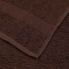 vidaXL Serviettes de bain FROGN 4 pcs marron 100x150 cm 360 g/m²