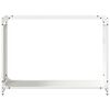 vidaXL Portant de bois chauffage blanc 90x28x65 cm