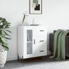 vidaXL Buffet Blanc brillant 69,5x34x90 cm Bois d'ing&eacute;nierie