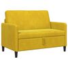 vidaXL Sofa avec rangement Jaune 122 x 78 x 87 cm Polyester