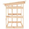 vidaXL Support pour bois de chauffage 108x64,5x77 cm Bois de pin
