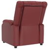 vidaXL Fauteuil de massage Rouge bordeaux Similicuir
