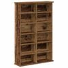vidaXL Meuble CD Bois ancien 60 x 17 x 92 cm Bois d'ing&eacute;nierie