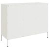 vidaXL Buffet blanc 100,5x39x79 cm acier