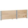 vidaXL Colliers de palette 2 pcs 80x60 cm bois de pin solide
