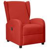 vidaXL Fauteuil inclinable &eacute;lectrique &agrave; oreilles Rouge bordeaux