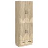 vidaXL Ensemble de Meubles 2 pcs Ch&ecirc;ne Sonoma Bois d'ing&eacute;nierie