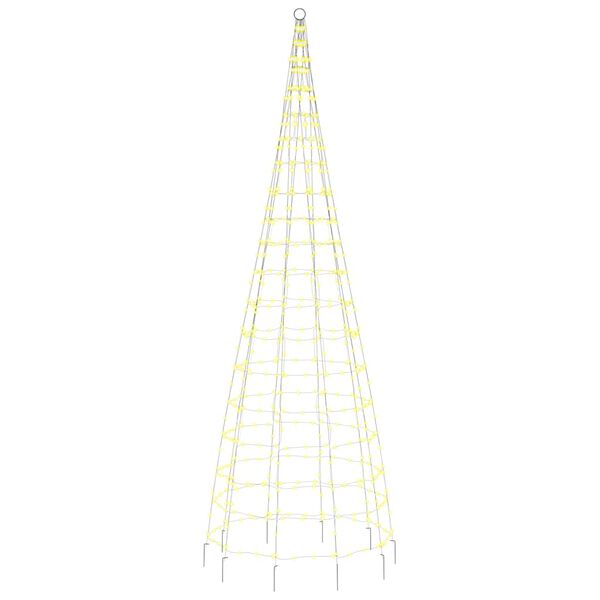vidaXL Sapin de No&euml;l &agrave; LED 550 LED blanc 300 cm