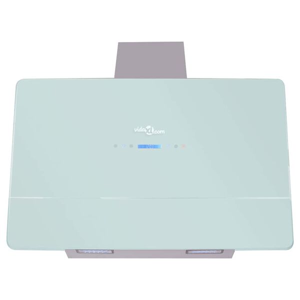 vidaXL Hotte avec &eacute;cran tactile Blanc 900 mm