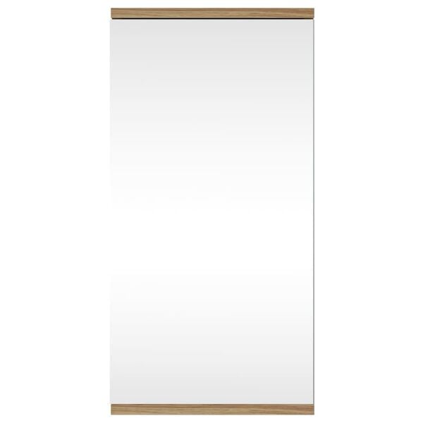 vidaXL Armoire de bain à miroir d'angle chêne 30x24x60 cm