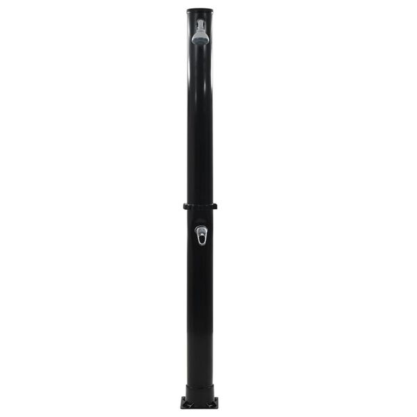 vidaXL Douche solaire Noir 214 cm 18 L