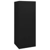 vidaXL Armoire &agrave; selles Noir 53x53x140 cm Acier